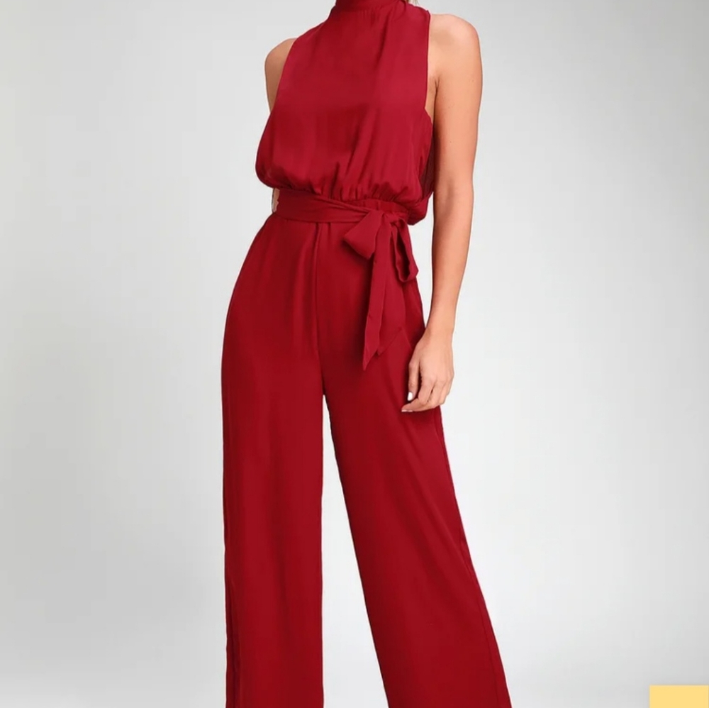 Lulu's Strut Your Stuff Jumpsuit Romper